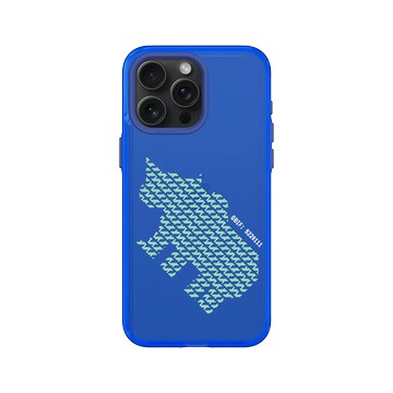 iPhone 15 Pro Max Clear 激光藍 - The Wildlife Collection 動物野境系列 - 黑犀牛