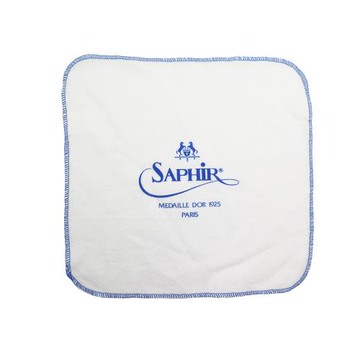 糊塗鞋匠 優質鞋材 P24 法國SAPHIR金質棉質擦拭布小32.5x32.5cm 1條