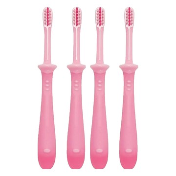 pigeon 貝親 第四階段兒童牙刷  粉色  2支  2組