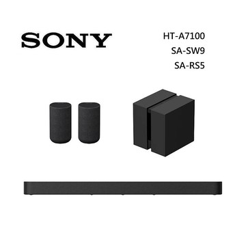 (預購)Sony 索尼 HT-A7100 9聲道 家庭劇院 A7100 聲霸 加 SA-SW9 重低音 加 SA-RS5 後
