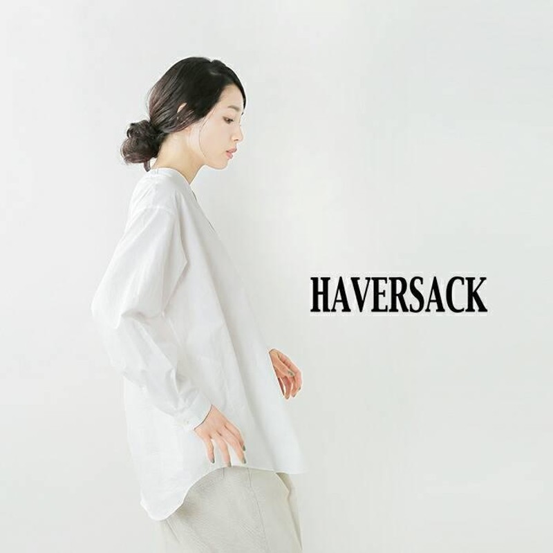 クーポン対象】HAVERSACK ハバーサック コンパクトツイルコットンVネックプルオーバーシャツ 822132 | LINEブランドカタログ