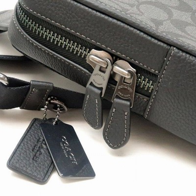 【極美品✨】コーチ ショルダーバック ダブルファスナー PCV シグネチャー 黒 美品 COACH コーチ カメラバッグ ショルダーバッグ ダブル