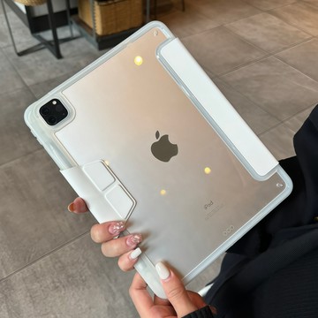 磁吸搭扣帶筆槽平板保護殼 平板殼 適用 iPad 12 A16 10 9 Mini Air 8 7 6 M3 11/13
