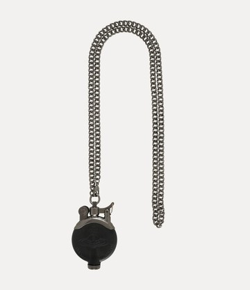 Vivienne Westwood Lighter Chain Blackmat Brass Zinc Dark Chai Unisex