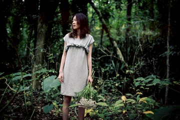 Aphrodite 立體肩帶洋裝(日本進口布系列)