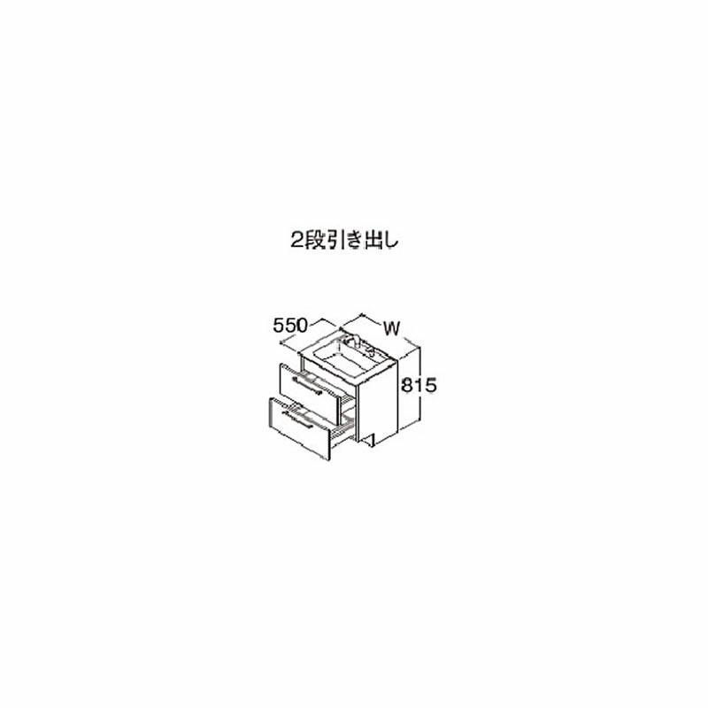 TOTO【LDSLA090BCLBS2】エスクアLS 洗面化粧台 PG3 センターボウル