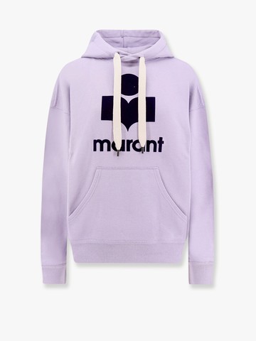 Mansel cotton sweatshirrt with flocked logo - MARANT ETOILE - gender_Woman