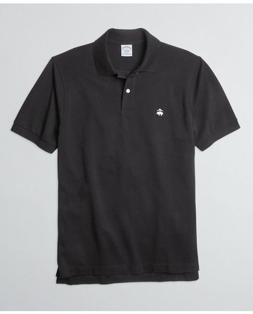 Brooks Brothers Men's Golden Fleece Stretch Supima Polo Shirt | Black | Size XS