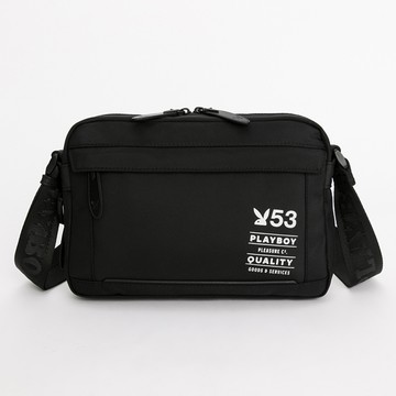 PLAYBOY - 斜背包 Pioneer系列 - 黑色