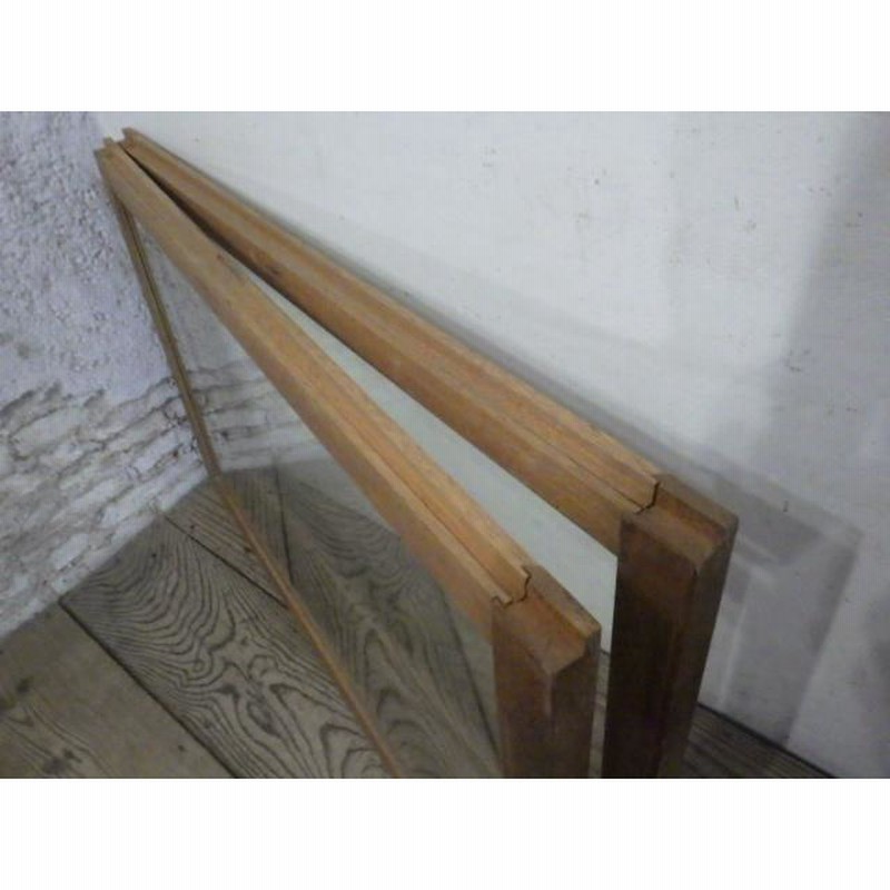 人気ブランドバ40代 タZ0984◇(2)【H57cm×W88cm】×2枚◇しっかりとした造りのレトロ 建具