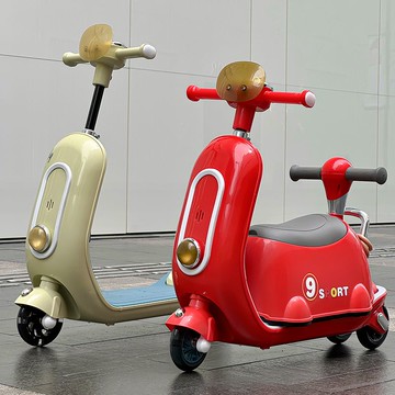 免運 可開票 遛娃神器可升降滑板車 1-3-6小孩三合一推車溜溜車滑行車挖機加寬