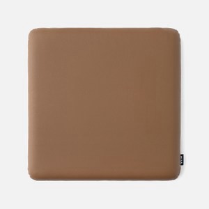 伊登仿皮革坐墊40x40x4cm 焦糖咖