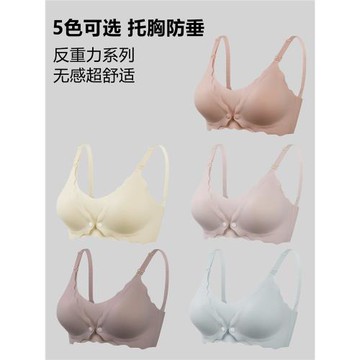 孕婦哺乳內衣懷孕期兩用前開扣產后喂奶專用上托防下垂聚攏文胸罩