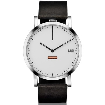 NO Monday 460系列-460M1/鏡面銀&黑帶/43mm