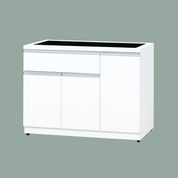 【唯熙傢俱】貝拉白色4尺餐櫃