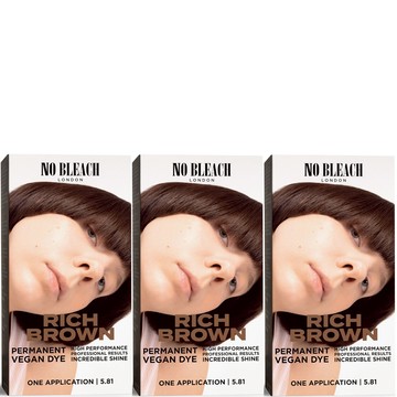 BLEACH LONDON Rich Brown Permanent Kit Trio