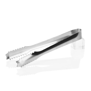 不銹鋼平面簡約衛生冰夾冰粒夾食品夾食物夾調酒工具時尚酒吧酒具