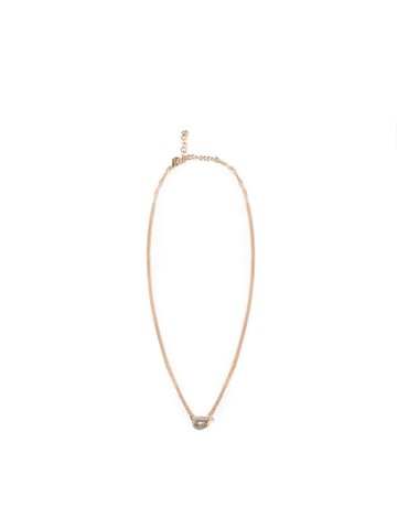 Ferragamo Gancini Pavè Necklace