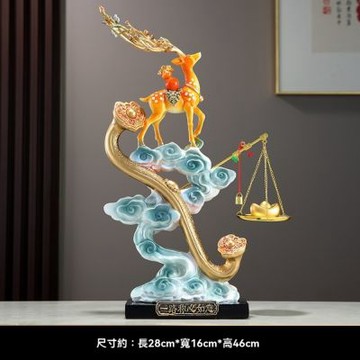 一路稱心如意擺件 客廳電視櫃玄關高級裝飾品 辦公室桌面擺件 開業喬遷新居禮品