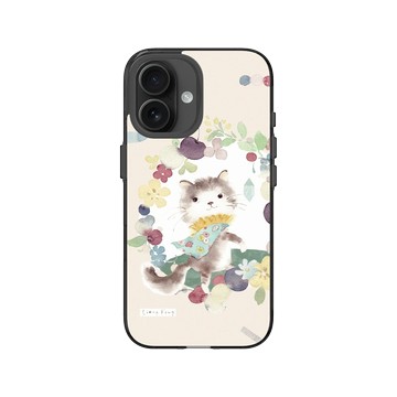 iPhone 16 Clear (相機按鈕) 酷墨灰 - 涼丰 LiangFeng - 跟我走貓咪