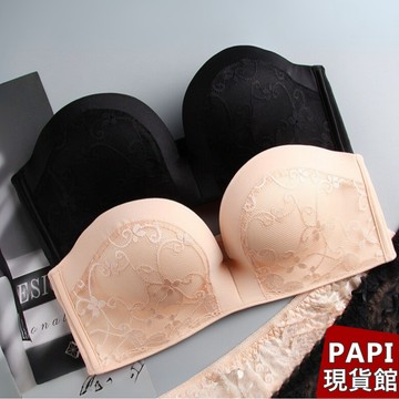 【PAPI】爆乳集中無光圈內衣『奇跡二代』新款美胸 裹胸 防走光聚攏內衣 隱型內衣 平口小可愛 內衣 女裝批發價【02】
