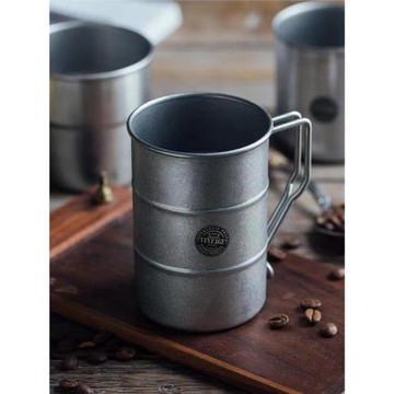 日本進口青芳Aoyoshi不銹鋼戶外咖啡杯啤酒杯復古馬克杯子水杯