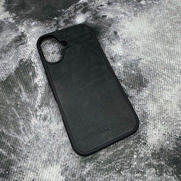 iPhone電話殼 17ProMax Air - 意大利真皮防摔手機殼 - 免費壓字