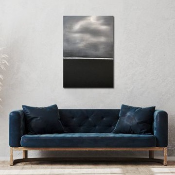 御畫房 當代國家級展覽畫家 抽象系列手繪油畫70×100cm(DB-056)