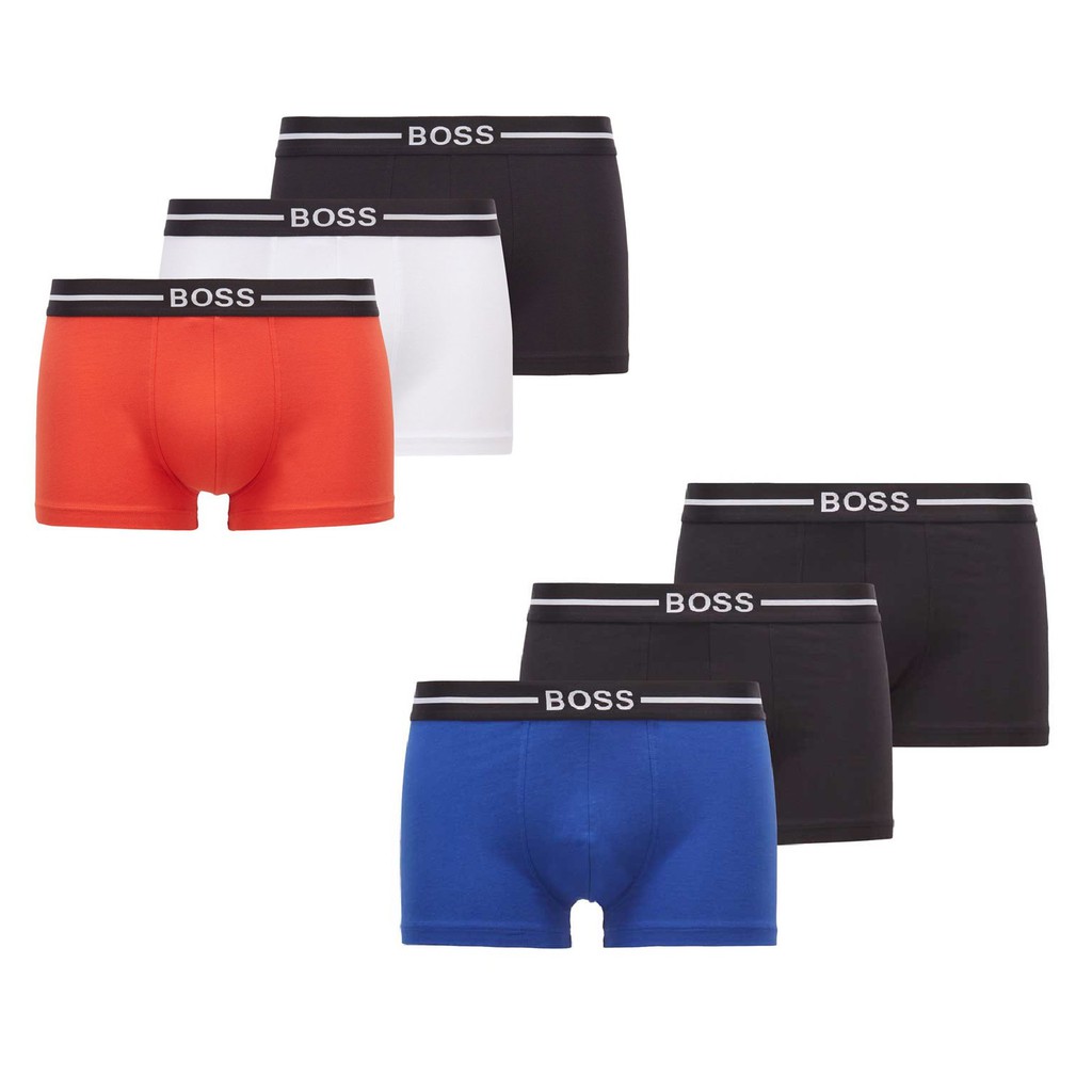代購 Boss Trunk Organic 有機棉 舒適 彈性 三件組 送禮 運動 合身 平腳 四角褲 內褲