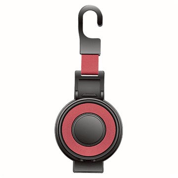 經典擴充 多功能摺疊收納掛勾置物架 火山紅  2個