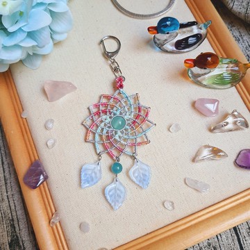 C057手工編織曼陀羅吊飾