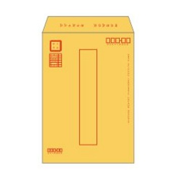 B5 金黃郵寄信封 100張