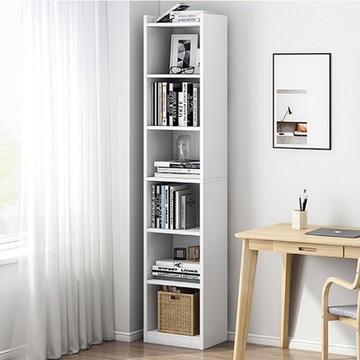 Arien 居家 暖白色六層多功能書架 多格儲物 分區儲物架