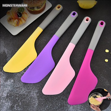 硅膠刮刀奶油蛋糕長刮刀創意寬面大刮牛油果醬刮板烘焙工具