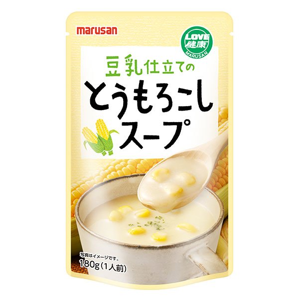 マルサンアイ 豆乳仕立てのとうもろこしスープ 180g