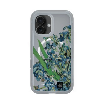 iPhone 16 AirX 流變灰 - Van Gogh Museum - 鳶尾花 - 透明