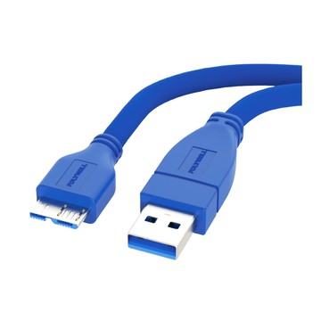 POLYWELL 寶利威爾 公傳輸線 USB3.0 A 公 - Micro B PW15-W45-T002  25cm  1條