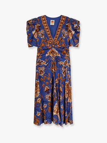 Ornament Floral viscose midi dress - FARM RIO - gender_Woman