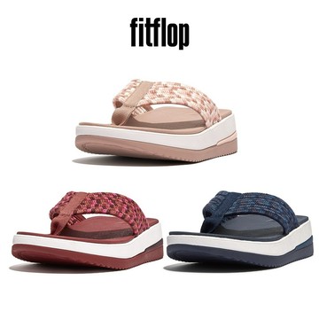 【FitFlop】SURFF ART-WEBBING TOE-POST SANDALS運動風織帶夾腳涼鞋-女(多色)