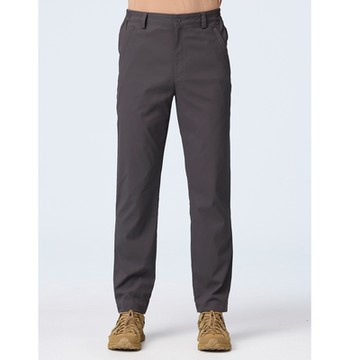 【WILDLAND荒野】男彈性solid point抗UV機能褲暮光灰