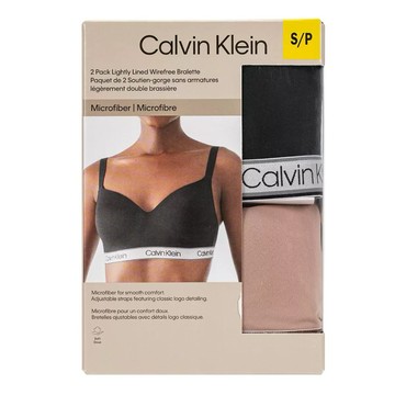 【BW賣場】 Calvin Klein 女無鋼圈內衣兩入組#135503（美國尺寸）