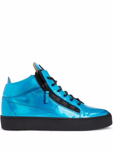 Giuseppe Zanotti - Kriss low-top sneakers - men - Rubber/Thermoplastic Polyurethane (TPU)/Polyester/Polyurethane - 40 - Blue