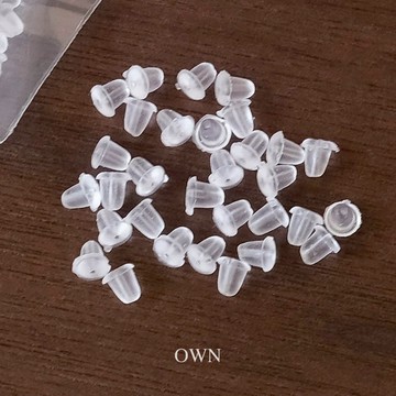 𝐉𝐮𝐬𝐭 𝐈𝐧 𝐂𝐚𝐬𝐞✨透明矽膠耳堵 耳釘/耳骨釘/養耳棒可用 ｜OWN｜耳堵 透明耳堵 矽膠耳堵