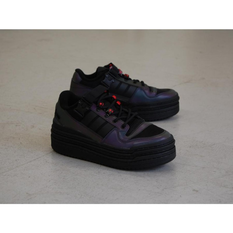 ADIDAS Wmns Triple Platforum Low Core Black/Core Black/Solar Red