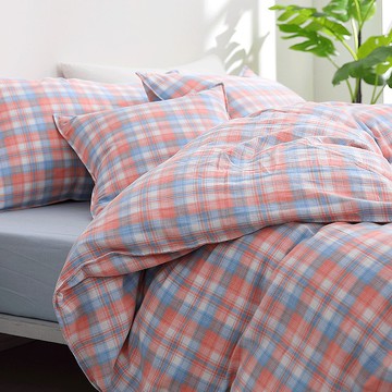 好關係 HAOKUANXI | 蜜桃牛奶-天然色織棉被套