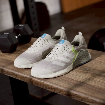 ADIDAS JP7239 DROPSET 3 TRAINER 男訓練鞋 健身 重訓 淡奶茶【iSport愛運動】