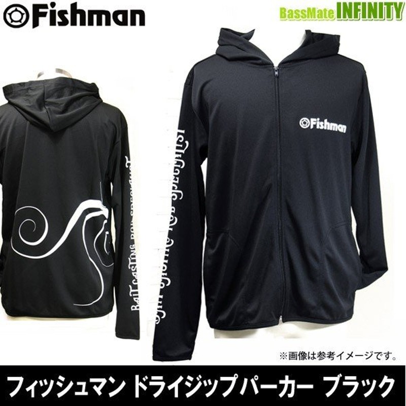 ○Fishman フィッシュマン ドライジップパーカー (ブラック) 【まとめ送料割】 通販 LINEポイント最大0.5%GET |  LINEショッピング