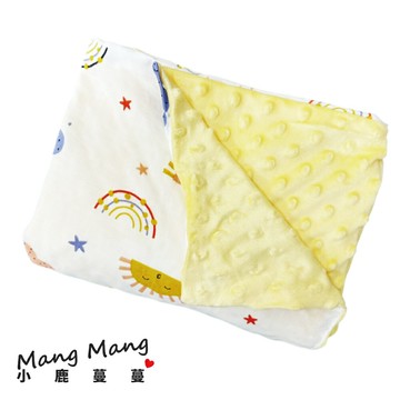 【Mang Mang 小鹿蔓蔓】寶貝觸覺安撫蓋毯 彌月禮盒(多款可選)