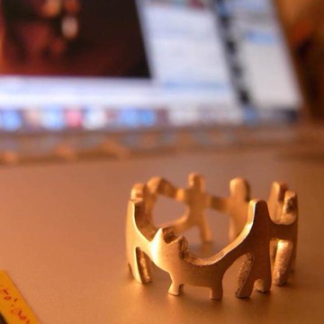 向星星許願 銀飾 戒指