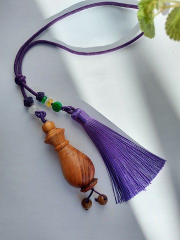 【寶瓶安吊飾】台灣檜木/居家/車內/木質紓壓/保平安